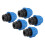 PE Water Pipe Quick Connector Coupling Kit25mm x G1/2 5 5