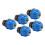 PE Water Pipe Quick Connector Coupling Kit25mm x G1/2 5 7
