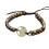 Adjustable Unisex Natural Turquoise Bead Bangle Double Layer-17 1