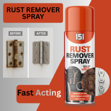 151 Rust Remover Spray 400ml Removes Old Rust, Prevents New, Fast Acting