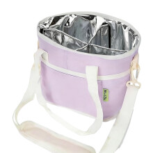 4 Compartment Thermal Drink Carriers Perfect For Outdoor-Violet