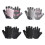 2pcs Breathable Biking Gloves Sun Protective-black gray M 2
