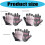 2pcs Breathable Biking Gloves Sun Protective-black gray M 4