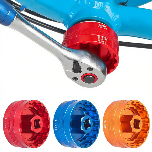 Heavy Duty Bike Axles Bottom Bracket Removal Tool-Blue 2