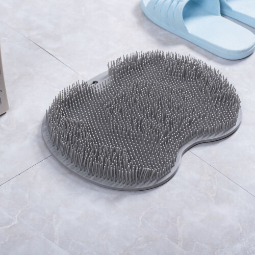 Foot Scrubber Mat TPR Foldable with Suction Cup