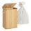 Cesto de ropa de bambú con tapa y bolsa lavable 1