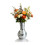 Mirror Mosaic Vase, 28 cm - Reflective Glass Decor 1