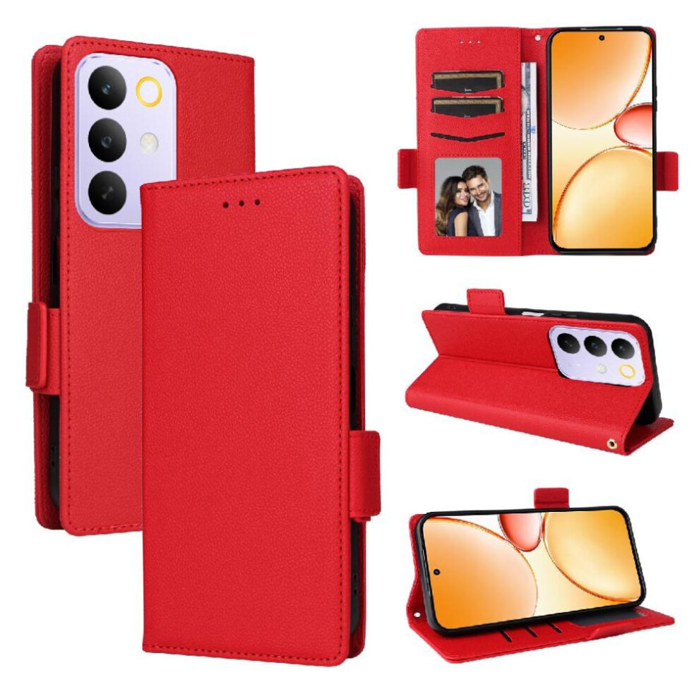 Flip Case For Realme C85 5G Wallet Pu Leather Card Slots Holder Side Buckle Magnetic 764563807000