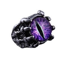 Elegante verstelbare ringen Vintage Festival ringen Wolf-Paars