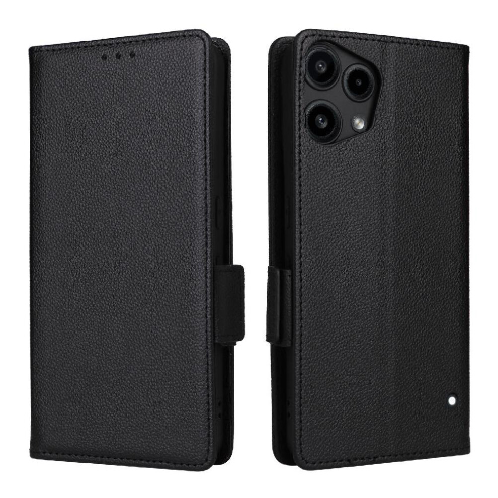 Photos - Case Flip  for Nothing Phone 3A Lite Side Buckle Magnetic PU Leather Wallet Card Slots Holder