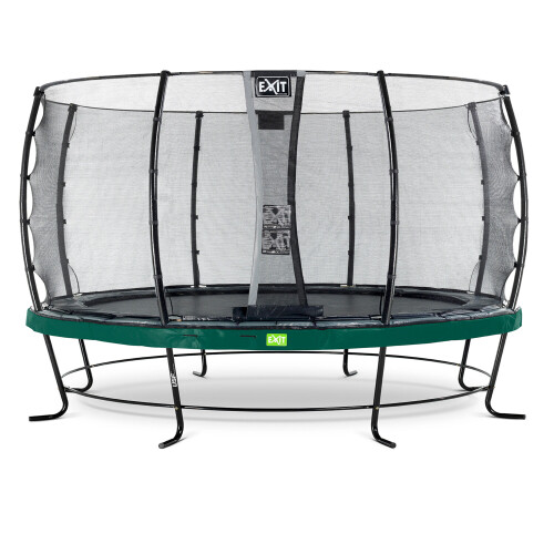 EXIT TOYS EXIT Elegant Trampoline 14ft with Economy Safety Net – Green