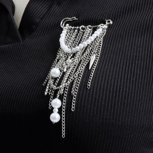 Broche cône étoile en perles polyvalentes, accessoire pour les 1