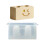 Multipurpose Silicone Test Tube Base Mould-double hole rectangu 1