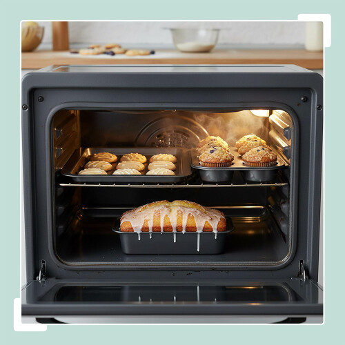 3-teiliges Antihaft-Backform-Set - Muffin-, Kasten- und Bratform 1
