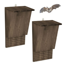 Conjunto de 2 caixas para tacos de beisebol, de madeira, para uso externo.