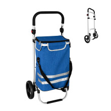 Carrello della spesa pieghevole, 45L, borsa termica, capacità 35kg