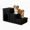 Foldable Dog Stairs, 3 Steps with Storage and Non-Slip Base 1