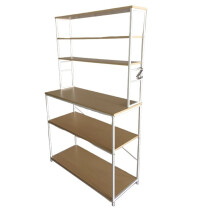 Kitchen Shelf with Worktop and Storage Space