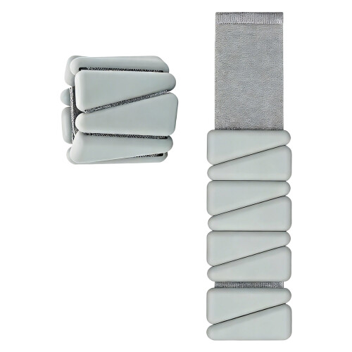 1 Pair Comfortable Silicone Weighted Band Adjustable for-Gray