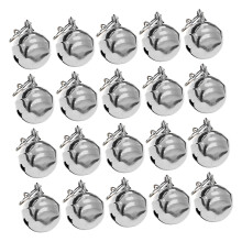 20pc Fishing Rod Bells for Anglers in Various Condition-silver