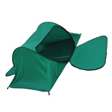 Breathable Double Door Outdoor Mesh Tent-peacockbird blue