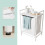 Wasmand met plank en uitneembare binnenvoering 5
