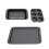 3-teiliges Antihaft-Backform-Set - Muffin-, Kasten- und Bratform 1