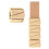 1 Pair Comfortable Silicone Weighted Band Adjustable-Nude color 1