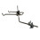 Drumsteun Verlengklem Drumstandaard Drumhardware-Dubbele 1