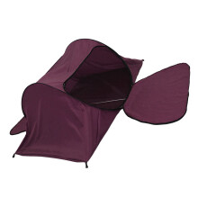 Tent met dubbele deur Enkele buitencamping-kastanjebruin rood