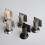 Thin Form Floor Securing Tool Includes-Brushed gold heighte 7