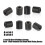 Ski Board Wandmontage Display Rack Rubber Snowboard-8 pakje 7