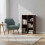 Vintage Bookcase, 5-Shelf Wood-Grain Veneer 5