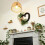 Multiple Use Floral Heart Wreath Plastic Materials for Year-5 6