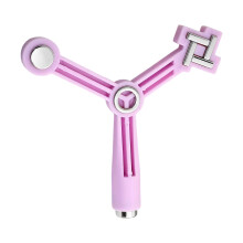Portable Triangular Magnet Tool for Nail Art Craft of-Purple
