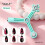 Multifunctional Metal Triangular Wind Wheel Magnet Tool-Pink 2