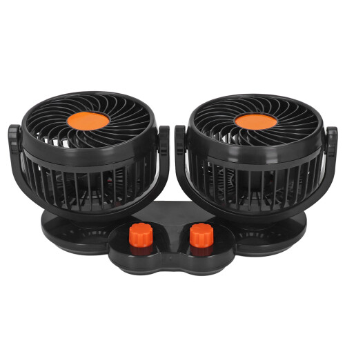 Ventilador duplo para carro de 24V com base giratória 2