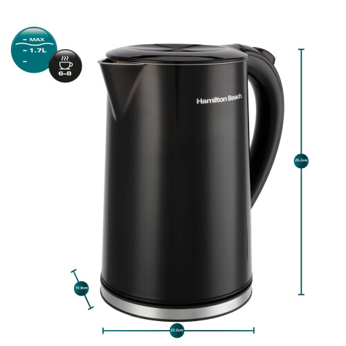 Hamilton Beach Hamilton Beach, Kettle & Toaster Set, Flexi Control, HB0011323BST 2