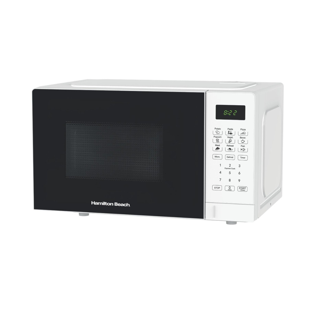 Hamilton Beach 20L Digital Microwave, Essential Collection, By Hb20p7pdw White