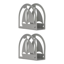 2 piezas de portaservilletas verticales de acero inoxidable - dispensador
