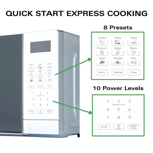 Hamilton Beach 20L Digital Microwave, Essential Collection, White,  by Hamilton Beach, HB20P7PDW 1