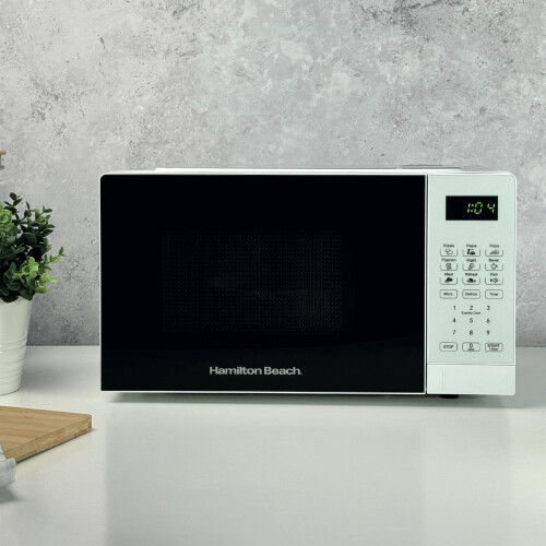Hamilton Beach 20L Digital Microwave, Essential Collection, White,  by Hamilton Beach, HB20P7PDW 2