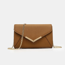 Pochette soirée similicuir style enveloppe, élégante pour mariage et fêtes