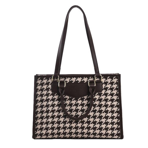 Large Capacity Commute Shoulder Bag, Elegant Daily Top Handle Handbag