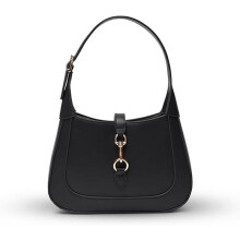 Kleine, strukturierte Schultertasche für Damen, Henkeltasche, verstellbarer Riemen, veganes Leder