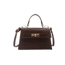 Minimalist Casual Commute Crossbody Bag, Stylish Niche Design Coffee Shoulder Purse