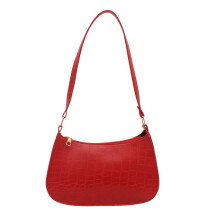 Damen-Tasche mit glänzendem Steinmuster, quadratisch, lässige Schultertasche
