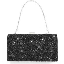 Glitzernde Damen-Abendclutch mit Strasssteinen, doppelseitiger Diamantbesatz, perfekt für formelle Hochzeitsfeiern