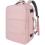 Modischer, geräumiger Freizeitrucksack/Laptop-Rucksack für Schule und Freizeit in Pink 1