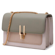 Gesteppte Umhängetasche aus veganem Leder, Schultertasche mit goldener Kette für Hochzeiten, Reisen und den Alltag